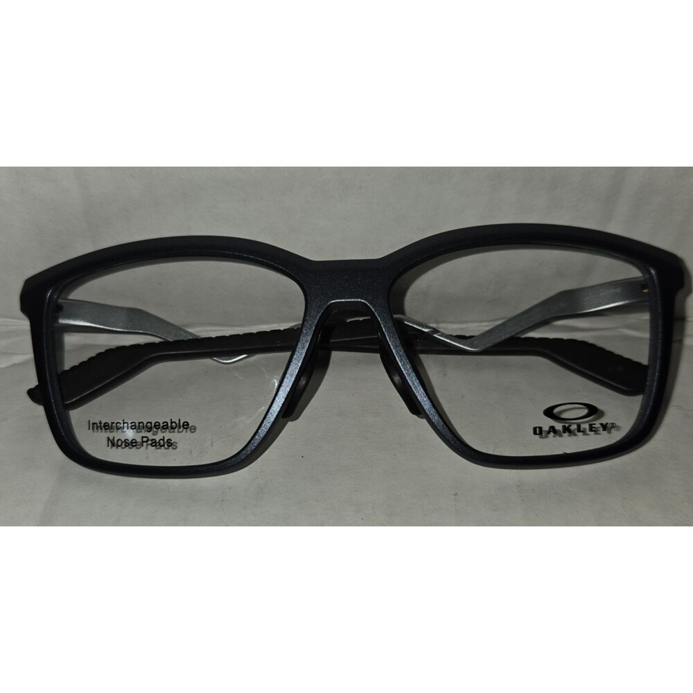 Oakley Enigma OX8191-0457 Matte Blue Eyeglasses Frame 57-17-141 Authentic Case